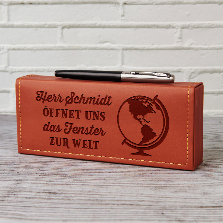 Öffnet uns das Fenster zur Welt - Füller Parker im Etui